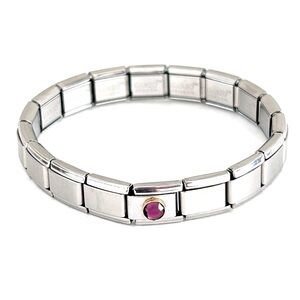 Ganzo Italia Charm Bracelet has 17 Links and I Charm